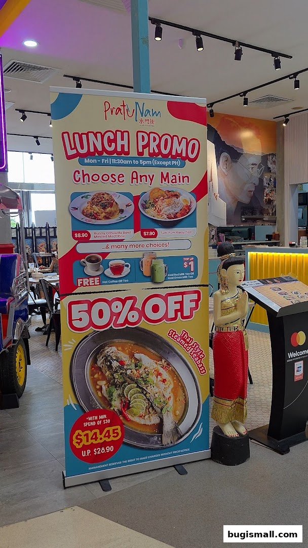 Pratunam PLUS: Delicious Thai Lunch Deals & 50% Off Seabass!