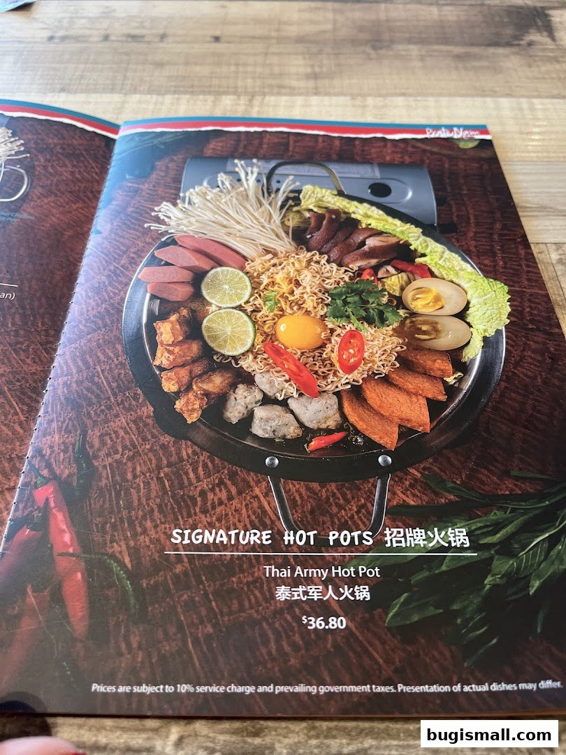 Savor the Signature Thai Army Hot Pot!