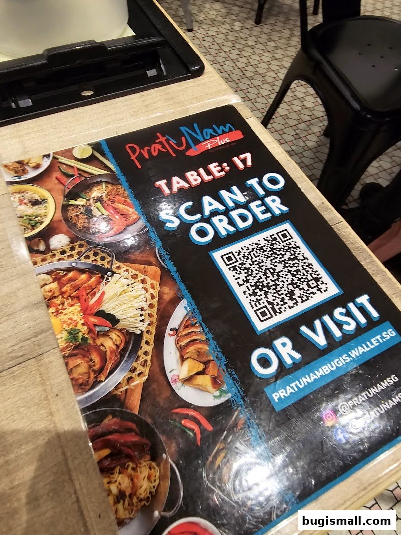 Scan to Order Delicious Thai Food at Pratunam PLUS!