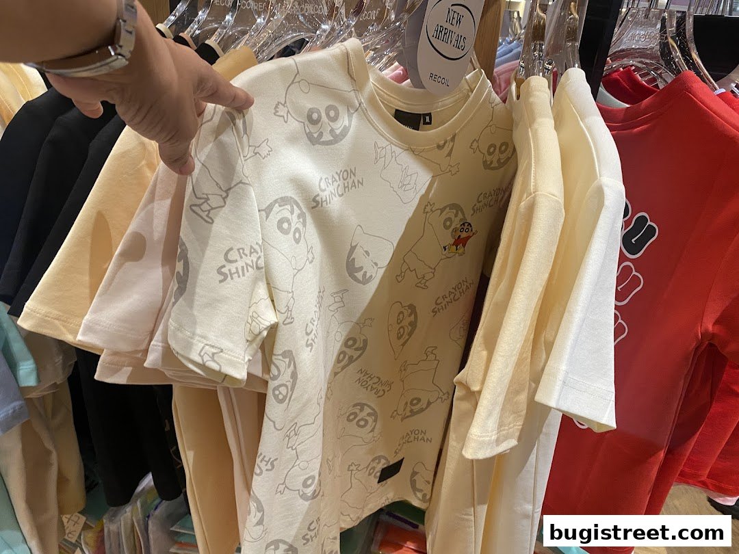 Crayon Shin-chan Tees at Recoil