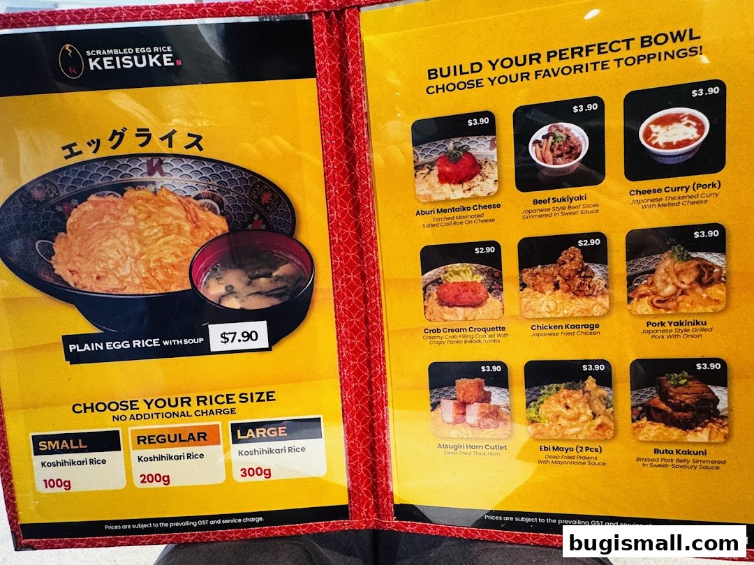 Scrambled Egg Rice Keisuke: Build Your Perfect Bowl!