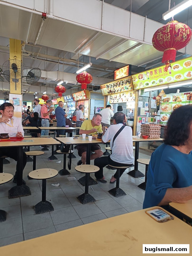 Vibrant Food Court Experience with Thai Delights