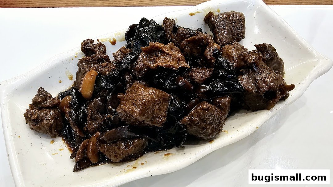 Savory Braised Beef with Black Fungus