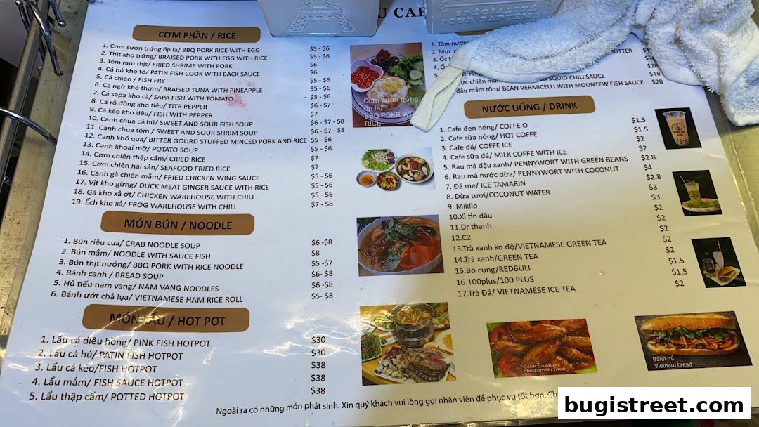 Shoon Kou Cafe Menu: Delicious Vietnamese Cuisine & Drinks