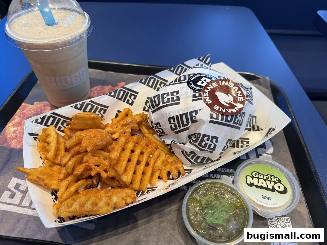 SIDES: Delicious Burgers, Fries, and Shakes!