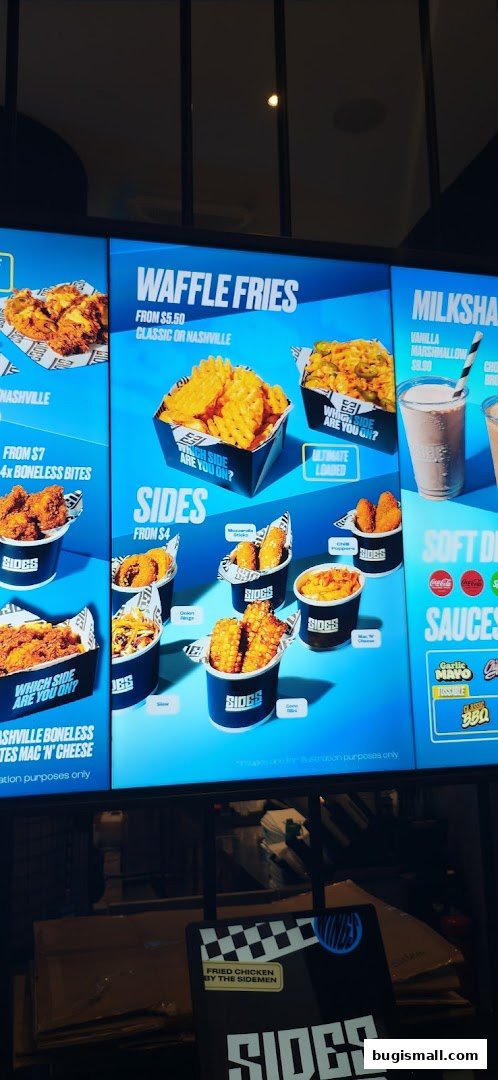 SIDES: Delicious Fried Chicken & Milkshakes Menu