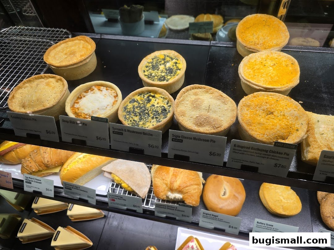 Delicious Pies, Quiches & More at Starbucks Bugis!