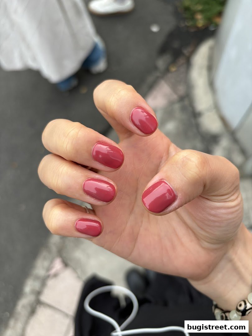 Elegant Rosy Manicure by The Nail Journal