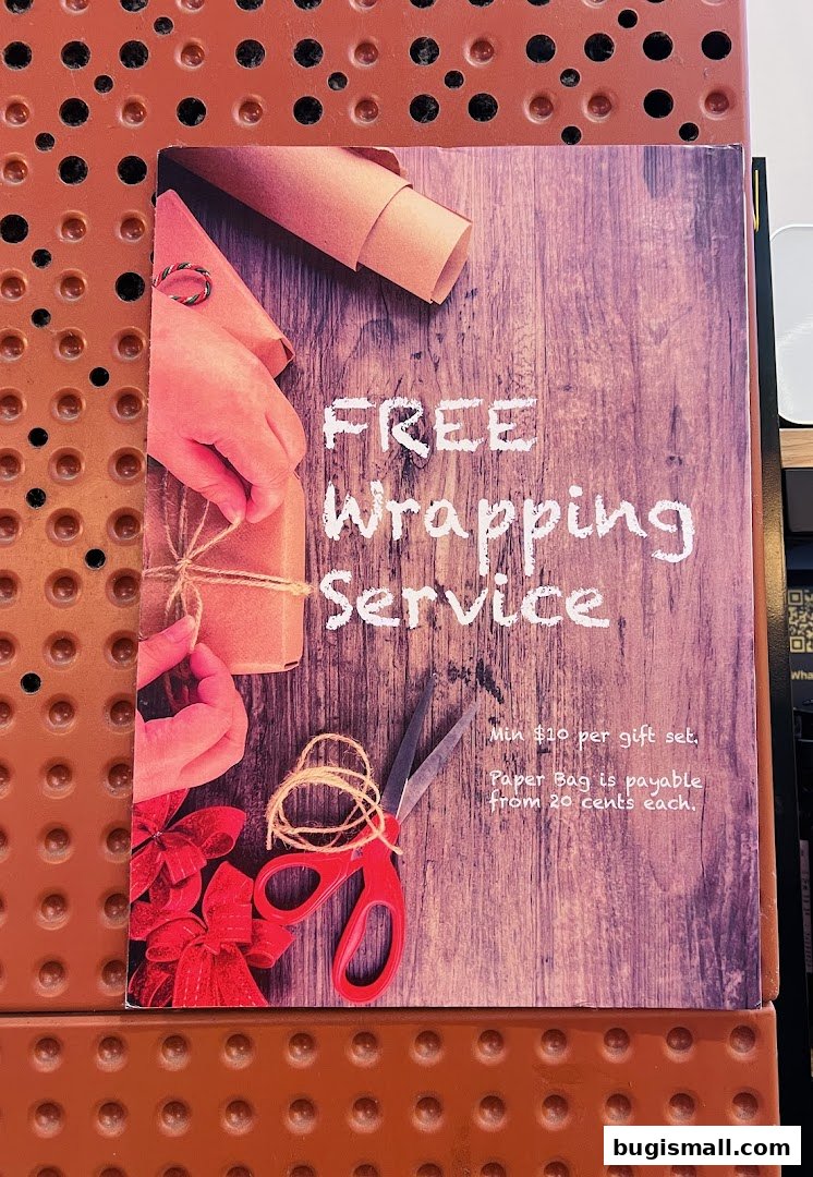 Free Gift Wrapping Service Available!
