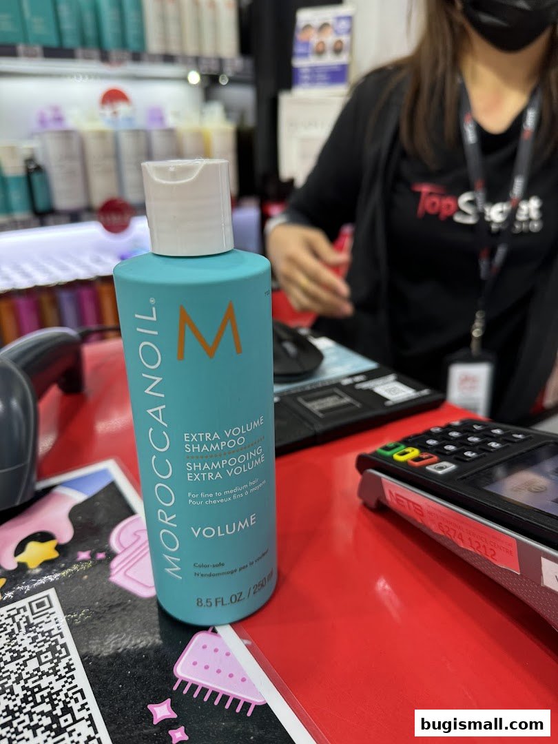 Discover Moroccanoil Volume Shampoo at Top Secret Studio!