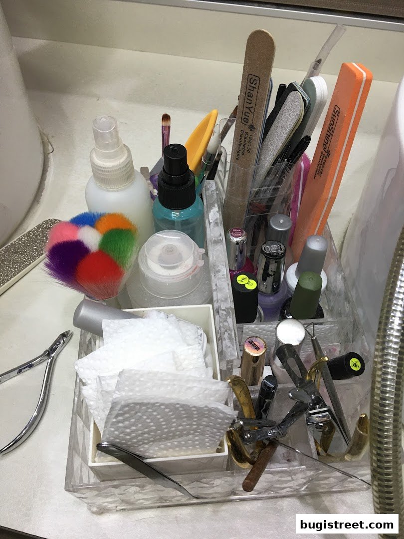 Professional Nail Care Tools at Tulips Nails Spa