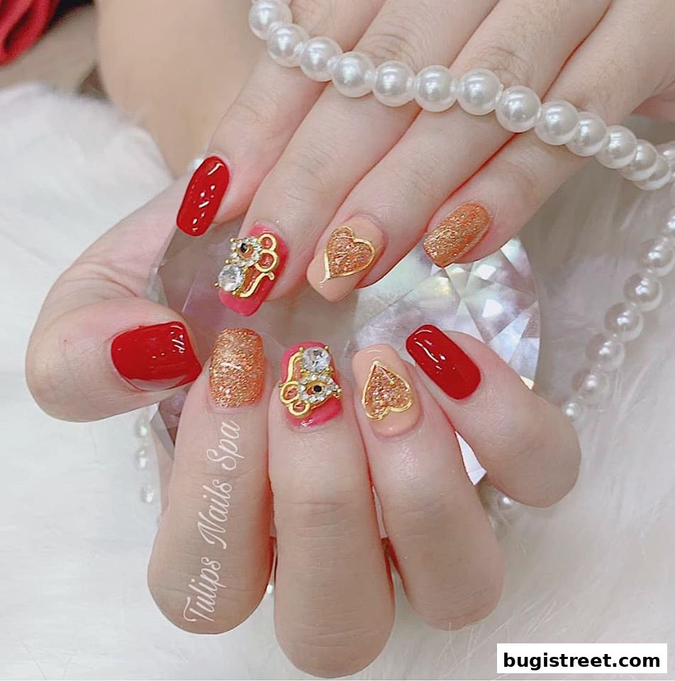 Stunning Nail Art at Tulips Nails Spa