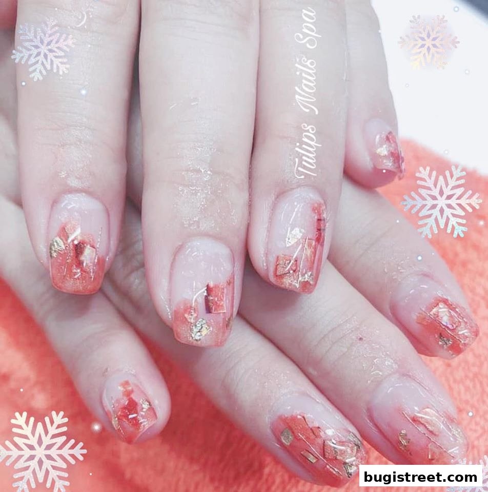 Stunning Nail Art at Tulips Nails Spa