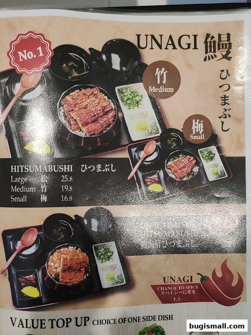 Savor Unagi: Delicious Hitsumabushi Menu