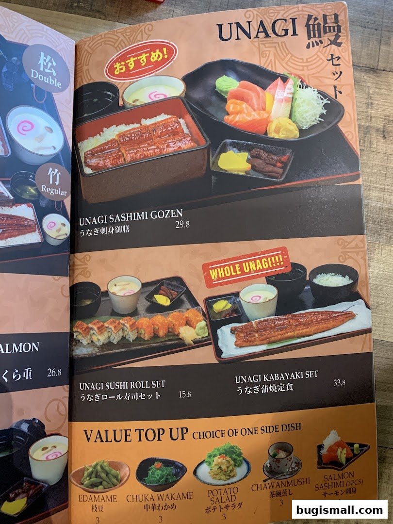 Savor Unagi Delights: Sashimi, Sushi & Kabayaki Sets