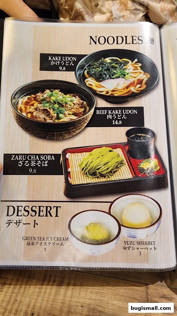 Savor Delicious Japanese Noodles & Desserts