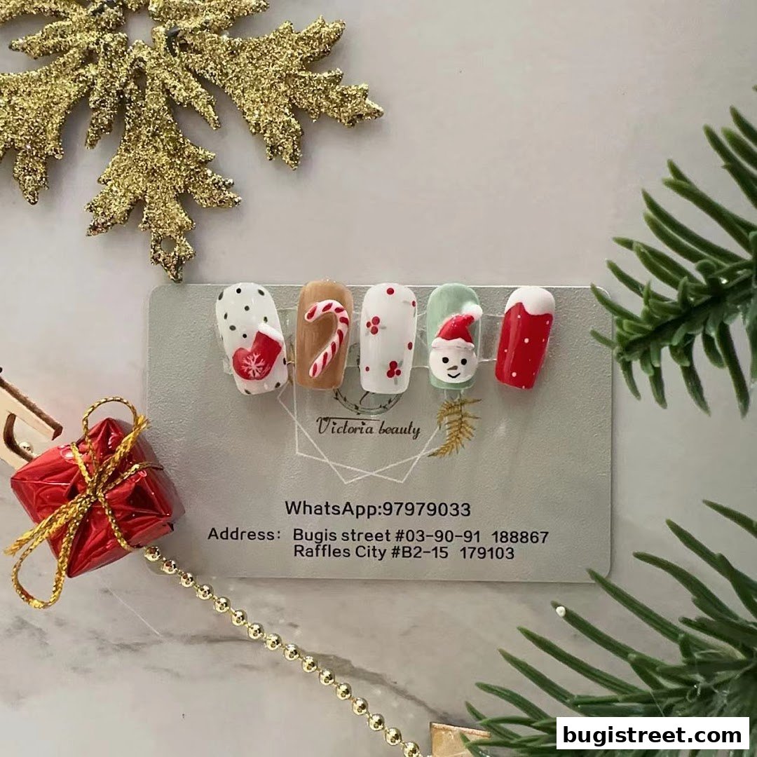 Get Festive Nails: Christmas Nail Art by Victoria Beauty!