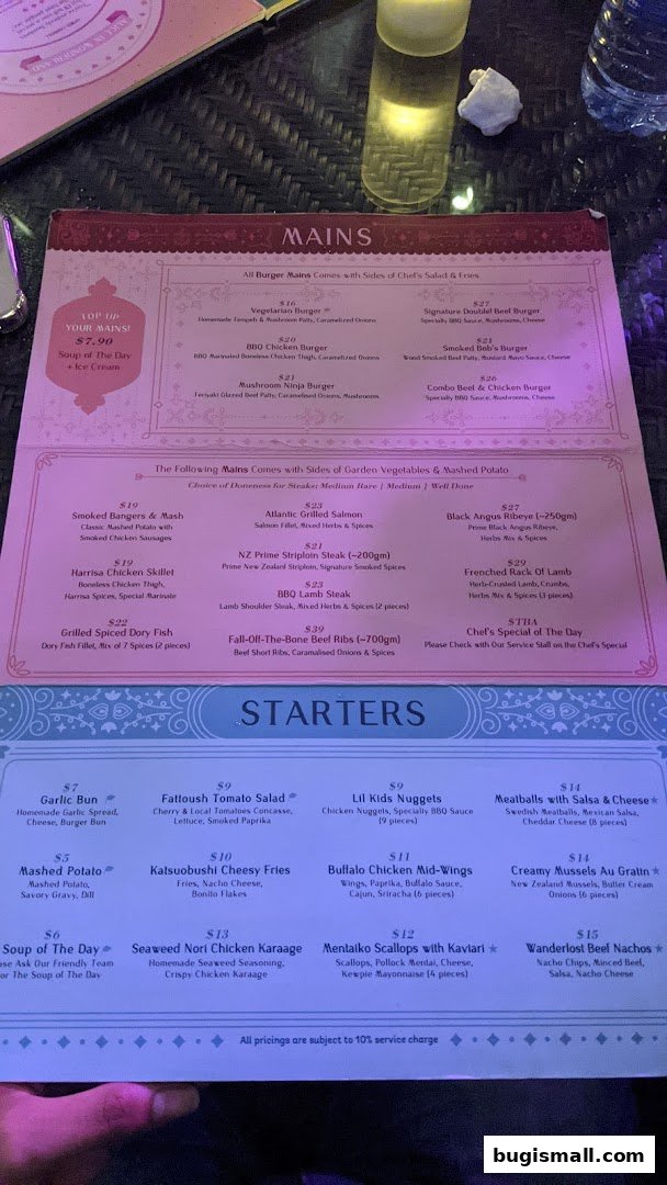 Explore Wanderlost Lounge's Delicious Menu