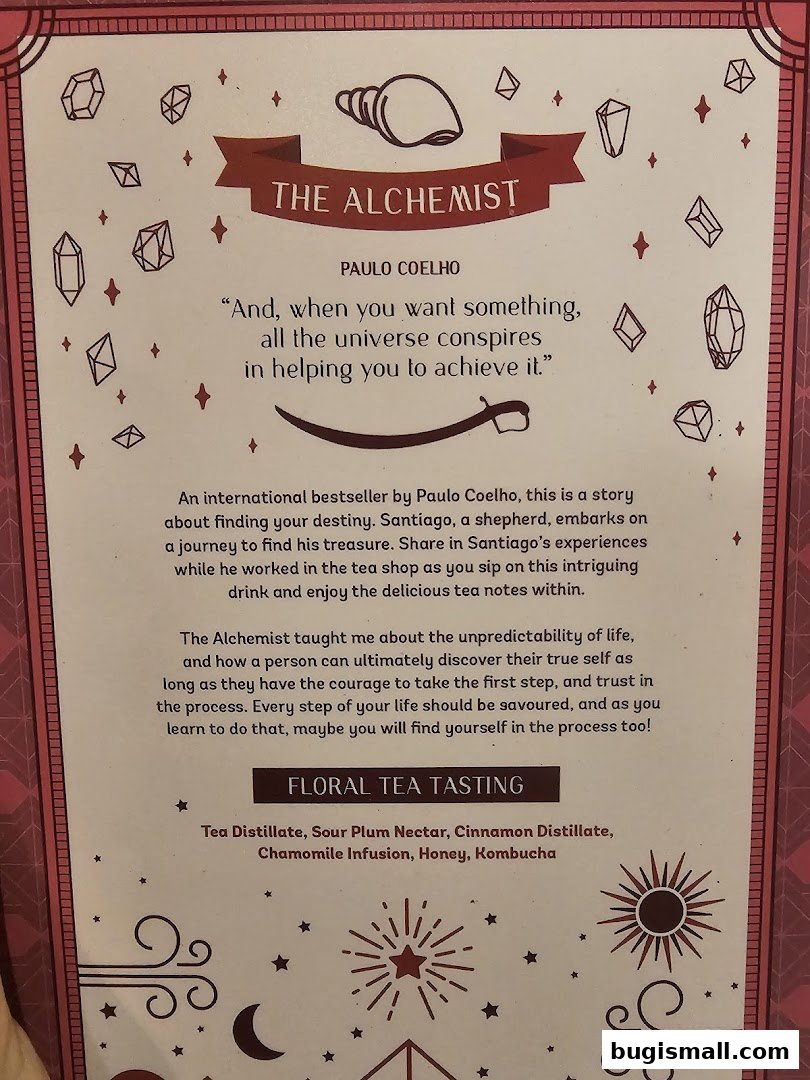 Discover 'The Alchemist' with a Floral Tea Tasting Experience