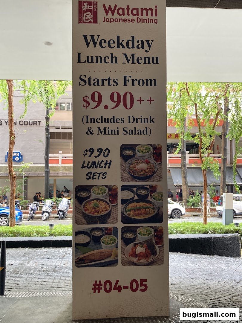 Affordable Japanese Weekday Lunch Sets at Watami!