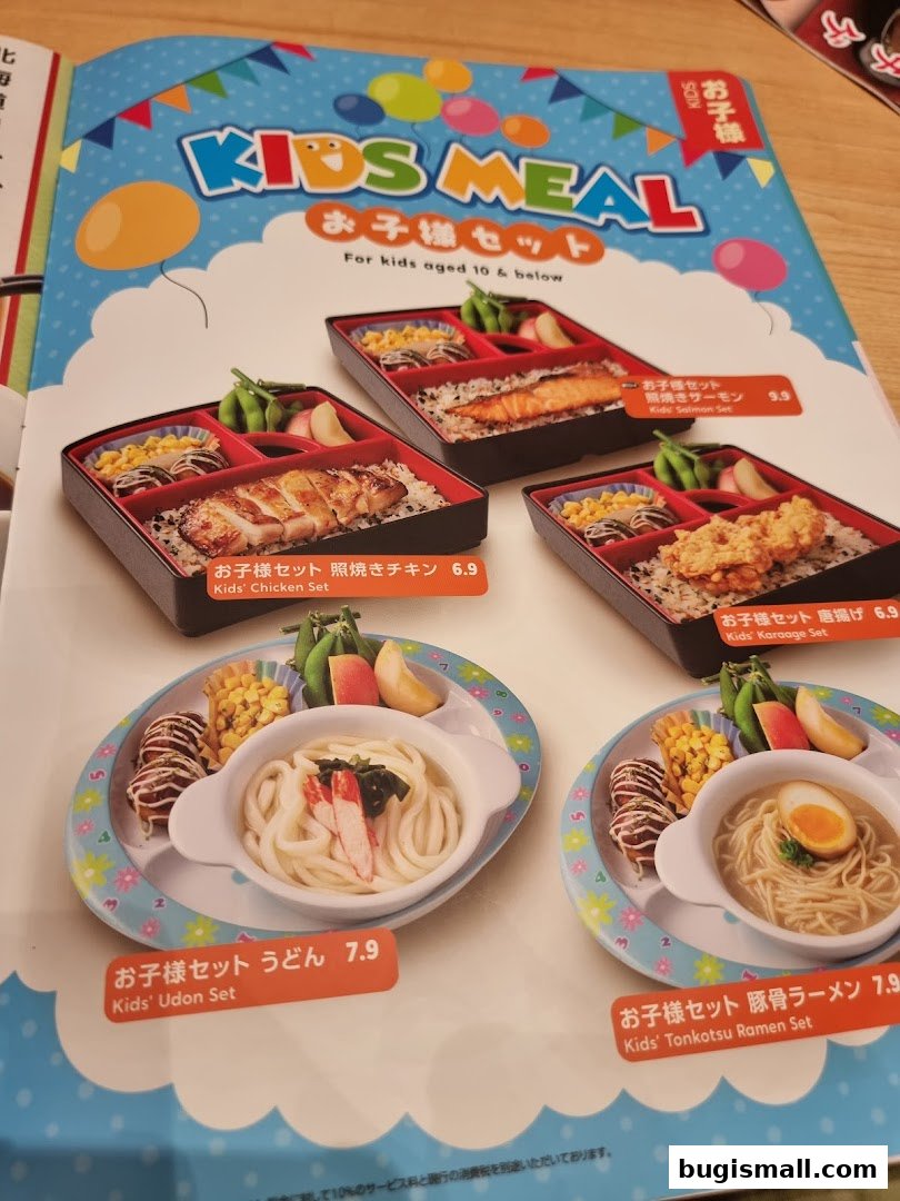 Delicious Kids' Meals at Watami Japanese Dining
