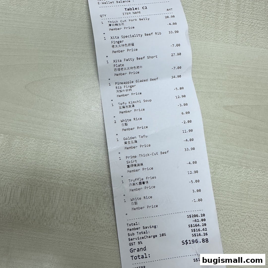 Xita Lao Tai Tai Singapore: Delicious Menu Items & Prices