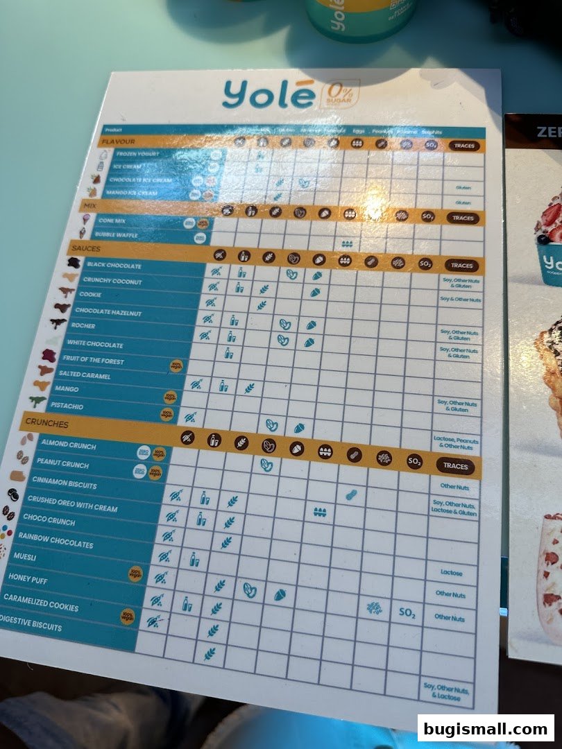 Yolé Menu: Explore Flavors, Mixes, Sauces & Crushes