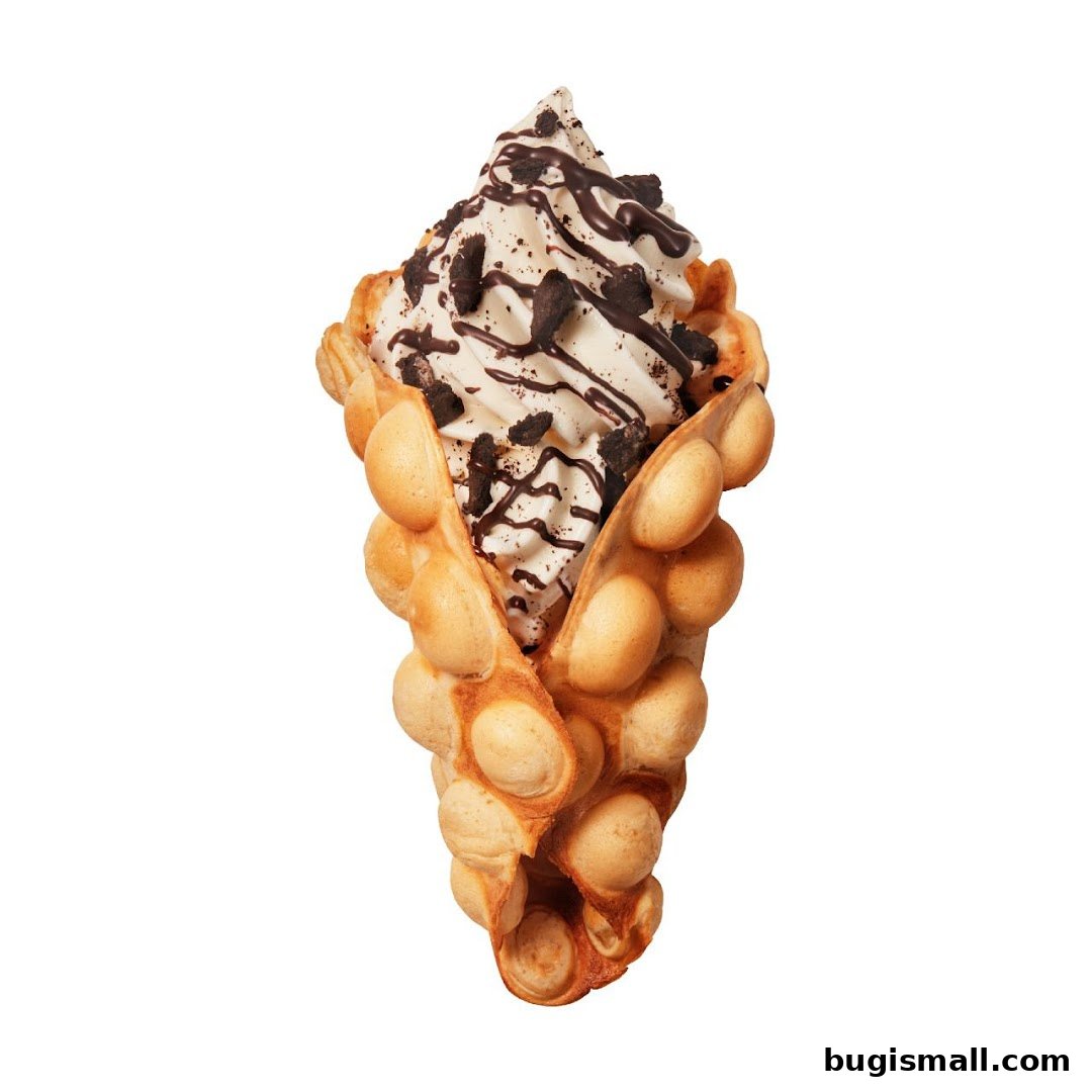 Indulge in Yolé's Irresistible Bubble Waffle Ice Cream!