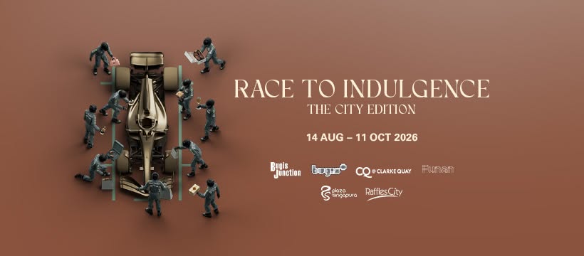 Bugis Junction Launches Race to Indulgence The City Edition Campaign